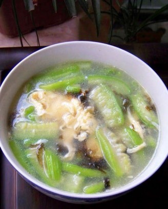 丝瓜紫菜蛋汤的做法