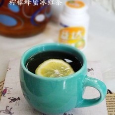 柠檬蜂蜜冰红茶的做法