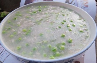 豌豆肉沫汤的做法
