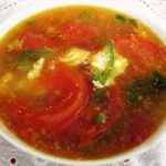 西红柿鸡蛋辣椒汤