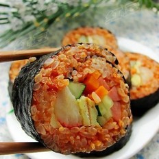 韩式辣酱紫菜包饭