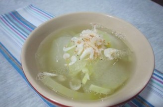 虾皮冬瓜汤的做法