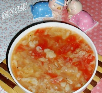 白菜西红柿疙瘩汤的做法