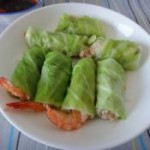翡翠鲜虾豆腐卷