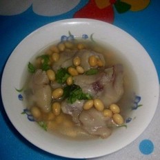 猪手黄豆汤