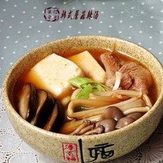 韩式蘑菇辣汤