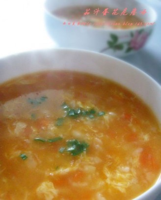 茄汁蛋花疙瘩汤的做法
