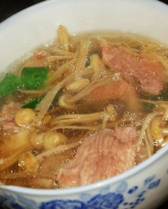 幹金針菇瘦肉湯