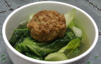 青菜焖肉丸 青菜焖肉丸的家常做法 美食杰青菜焖肉丸做法大全