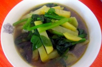 菠菜土豆汤的做法