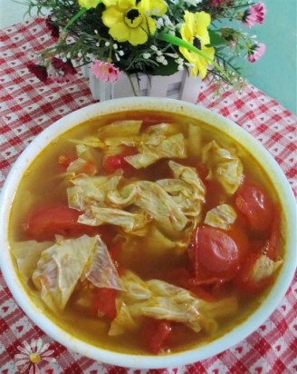 西红柿豆皮汤的做法