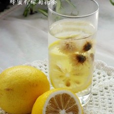 柠檬蜂蜜菊花茶