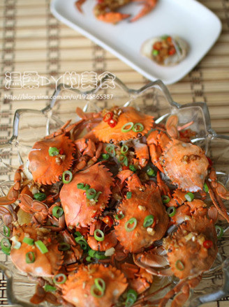 金银蒜粉丝蒸螃蟹的做法
