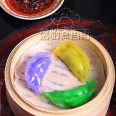 彩色饺子
