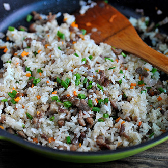 孜然羊肉炒饭